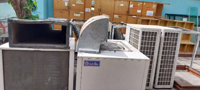 จัดซื้อครุภัณฑ์เครื่องปรับอากาศแบบรวมศูนย์ ขนาด 125,000 BTU